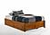Basic Cherry Platform Bed by Night & Day Furniture