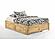 Basic Natural Platform Bed by Night & Day Furniture