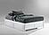 Basic White Platform Bed by Night & Day Furniture