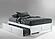 Basic White Platform Bed by Night & Day Furniture
