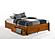 Basic Cherry Platform Bed by Night & Day Furniture