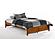 Basic Cherry Platform Bed by Night & Day Furniture
