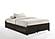Basic Dark Chocolate Platform Bed by Night & Day Furniture