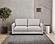 Karma Sofa Bed Sleeper Bliss Porcelain Fabric by Slofa