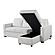 Serta&reg; Kensington Convertible Sofa with Reversible Chaise in Ivory by Lifestyle