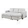 Serta&reg; Kensington Convertible Sofa with Reversible Chaise in Ivory by Lifestyle