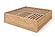 Captains Bed with Double Layer Drawers - King Size - Eco-Friendly Solid Beech Wood by Comfort Pure