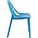Modern Cornelia Dining Chair - Solid Blue by LeisureMod