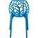 Modern Cornelia Dining Chair - Solid Blue by LeisureMod