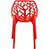 Modern Cornelia Dining Chair - Solid Red by LeisureMod