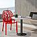 Modern Cornelia Dining Chair - Solid Red by LeisureMod