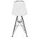 Cresco Modern Acrylic Bar Stool w/Chrome Base & Footrest, Clear by Leisuremod