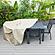 Mid-Century Modern Chelsea Rectangular Outdoor Rain Cover for 63