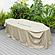 Mid-Century Modern Chelsea Rectangular Outdoor Rain Cover for 87