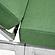 Chelsea Modern Outdoor Weathered Grey Chaise Lounge Chair w/Cushions - Green by LeisureMod