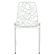 Devon Mid-Century Modern 3-Piece Aluminum Outdoor Patio Dining Set w/Tempered Glass Top, Table & 2 Dining Chair - White by Leisu