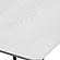 Elmwood Modern Wood Top Coffee Table w/Iron Base - White by LeisureMod