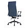 Hilton Modern High-Back Leather Office Chair - Navy Blue by LeisureMod