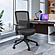 Ingram Office Chair w/Seat Cover - Grey/Grey by Leisuremod