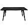 Lawrence 7-Piece Acrylic Folding Dining Chair & Rectangular Dining Table Set - Rose Pink by Leisuremod