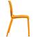 Murray Modern Dining Chair - Transparent Orange by LeisureMod