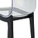 Marsden Modern Dining Side Chair w/Beech Wood Legs (Set of 2) - Black by Leisuremod