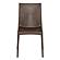 Mace 7-Piece Outdoor Dining Set w/Rectangular Table & Stackable Chairs - Brown by Leisuremod