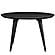 Ravenna Mid-Century Modern 5-Piece Dining Set w/4 Plastic Chairs & Round Wood Table - Orange by Leisuremod