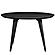 Ravenna Mid-Century Modern 5-Piece Dining Set w/4 Plastic Chairs & Round Wood Table - Purple by Leisuremod