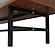 Rochester Modern Rectangular TV Stand w/Enclosed Storage & Powder Coated Iron Legs, Walnut by Leisuremod