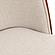 Tule Mid-Century Modern Fabric Dining Side Chair - Walnut/Beige by Leisuremod