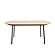 Tule 7-Piece Dining Set in Steel Frame w/6 Dining Chairs & 71