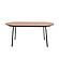 Tule 7-Piece Dining Set in Steel Frame w/6 Dining Chairs & 71