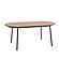 Tule 7-Piece Dining Set in Steel Frame w/6 Dining Chairs & 71