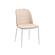 Tule 7-Piece Dining Set in White Steel Frame w/6 Dining Chairs & 71