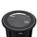 Walbrooke Patio Round Fire Pit & Tank Holder - Black by Leisuremod