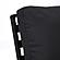 Walbrooke Modern Outdoor Patio Loveseat w/Black Aluminum Frame & Removable Cushions - Charcoal by Leisuremod