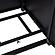 Walbrooke Black Patio Square Tank Holder by Leisuremod