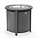 Walbrooke Grey Patio Round Tank Holder by Leisuremod