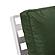 Walbrooke Outdoor Patio White Aluminum Armchairs w/Cushions (Set of 2) - Green by Leisuremod