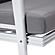 Walbrooke Outdoor Patio White Aluminum Armchairs w/Cushions (Set of 2) - Grey by Leisuremod