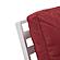 Walbrooke Outdoor Patio White Aluminum Armchairs w/Cushions (Set of 2) - Red by Leisuremod