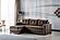 Loft Sectional Brown by Casamode