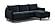Dolphin Sectional Sofa Sleeper (Full XL Size) Glamour 13 by Luonto Furniture