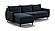 Dolphin Sectional Sofa Sleeper (Full XL Size) Glamour 13 by Luonto Furniture