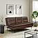 Serta&reg; Lawson Convertible Futon with Power and USB Port in Brown by Lifestyle