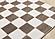 Leo Brown White Checkers Rug by Kalora