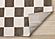 Leo Brown White Checkers Rug by Kalora