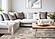 Leo Beige Cream Mid-Century Modern Design Rug by Kalora