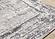 Luca Grey White Blue Distressed Border Rug by Kalora